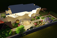 別墅庭院設(shè)計(jì)：鄭州220平米庭院景觀設(shè)計(jì)