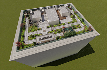 河南農(nóng)投國(guó)際屋頂花園設(shè)計(jì)