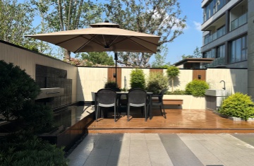 美林上苑110平私家庭院設計