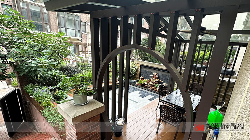 鄭州天倫莊園32㎡庭院設計 鄭州天倫莊園32㎡庭院設計