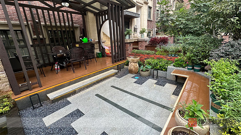 鄭州天倫莊園32㎡庭院設計 鄭州天倫莊園32㎡庭院設計