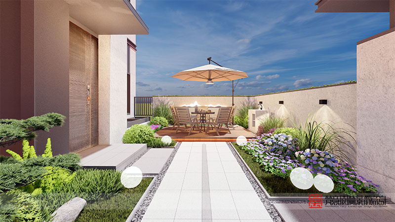 鄭州碧桂園豫府50㎡庭院設(shè)計(jì) 鄭州碧桂園豫府50㎡庭院設(shè)計(jì)