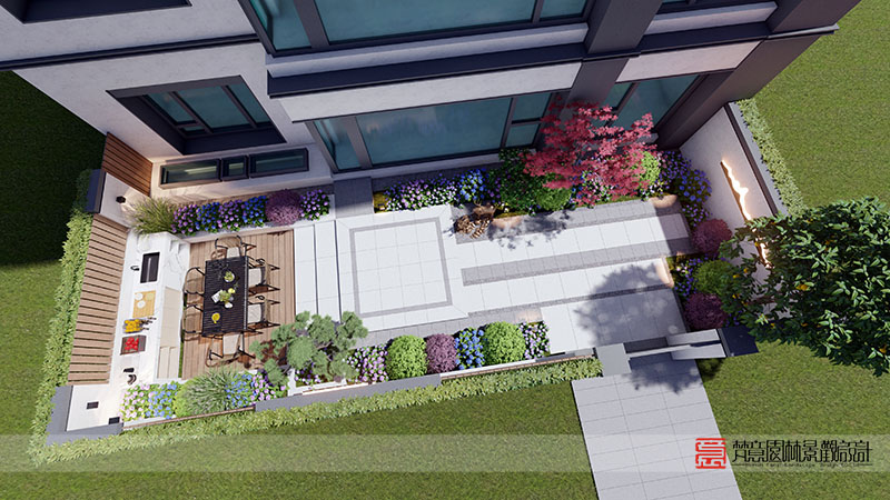 鄭州碧桂園豫府66㎡庭院設(shè)計(jì) 鄭州碧桂園豫府66㎡庭院設(shè)計(jì)