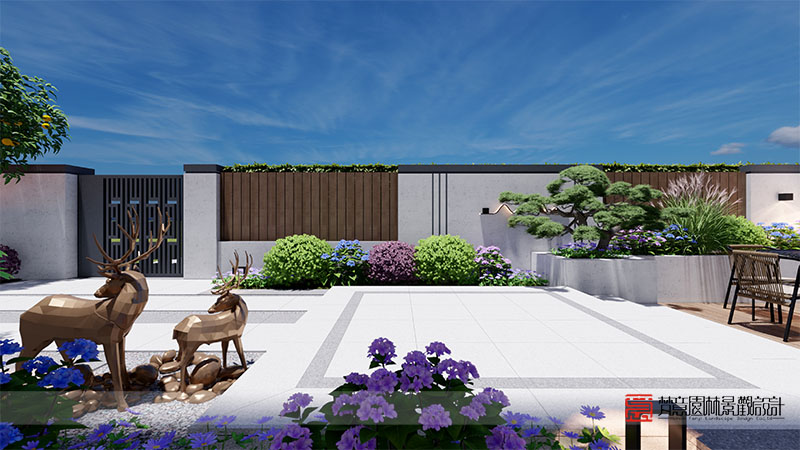 鄭州碧桂園豫府66㎡庭院設(shè)計(jì) 鄭州碧桂園豫府66㎡庭院設(shè)計(jì)