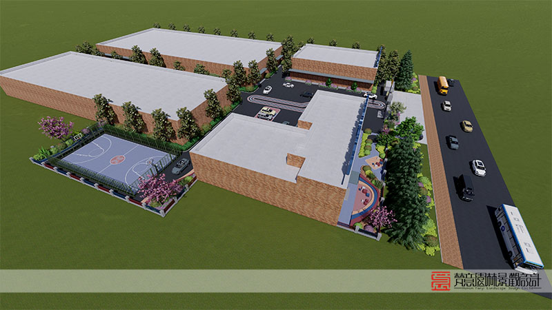 鄭州歐曼諦美業(yè)教育學(xué)校景觀設(shè)計