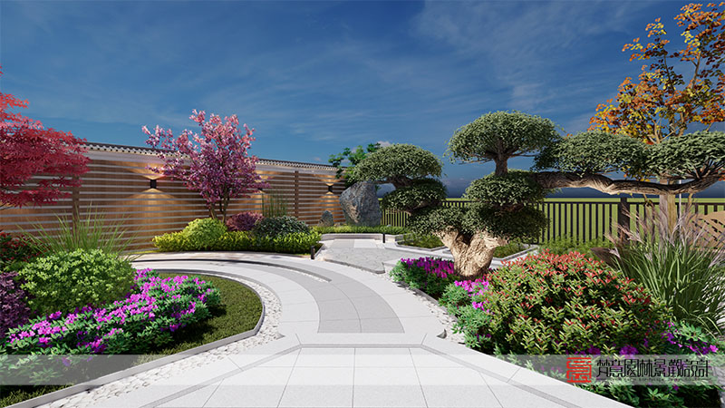 鄭州聯(lián)通小區(qū)210平米庭院設(shè)計(jì)