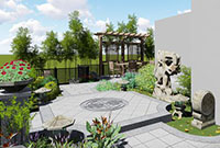 鄭州庭院設(shè)計(jì)公司：庭院基礎(chǔ)園林景觀綠化