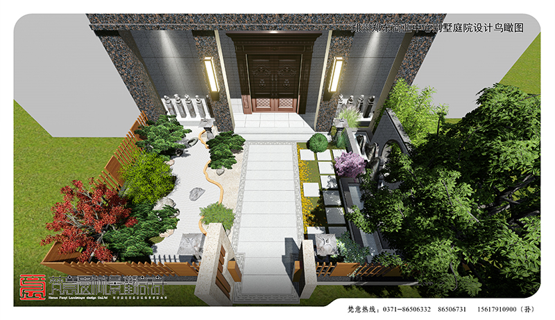 鄭州商業(yè)中心別墅庭院設(shè)計(jì),鄭州別墅庭院設(shè)計(jì)