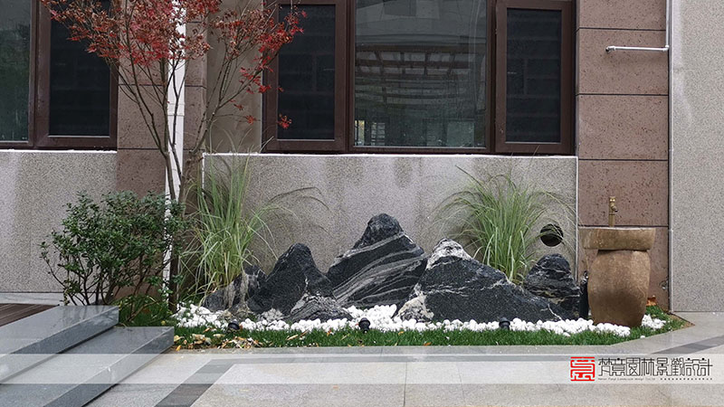 鄭州別墅庭院設(shè)計(jì),鄭州林語(yǔ)美墅別墅庭院設(shè)計(jì)實(shí)景圖