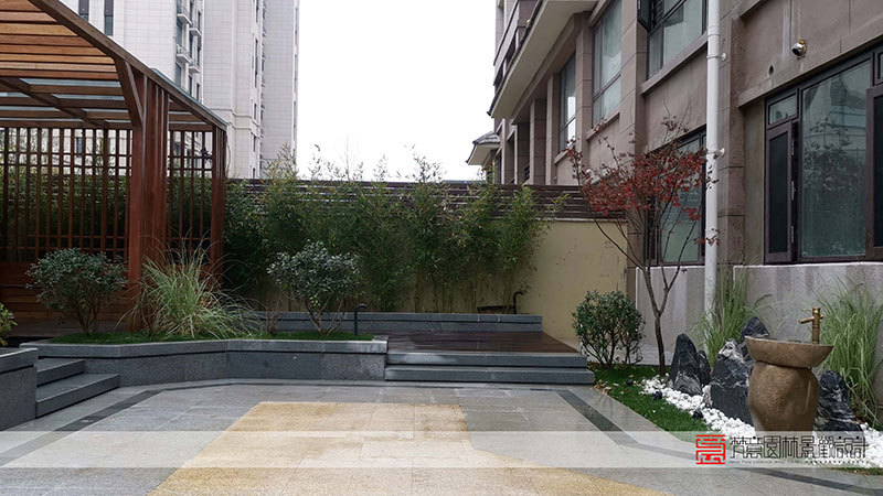 鄭州別墅庭院設(shè)計(jì),鄭州林語(yǔ)美墅別墅庭院設(shè)計(jì)實(shí)景圖