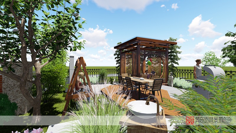 鄭州庭院設(shè)計(jì),登封庭院設(shè)計(jì),天和英倫莊園庭院設(shè)計(jì)