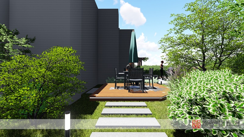 鄭州庭院設(shè)計(jì),登封庭院設(shè)計(jì),天和英倫莊園庭院設(shè)計(jì)