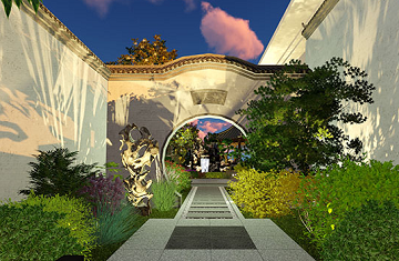 鄭州別墅庭院設計——新密素心園