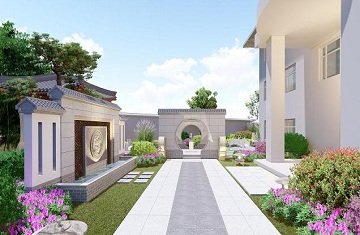 開(kāi)封庭院設(shè)計(jì)——尉氏自建別墅庭院設(shè)計(jì)